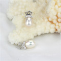 Freshwater Pearl Earring 8-9mm AAA Drop Sterling Silver Double Pearl Earrings